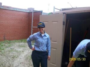 Karla Torres as a Navy