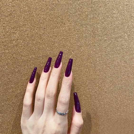 Plum Purple Nail Colors