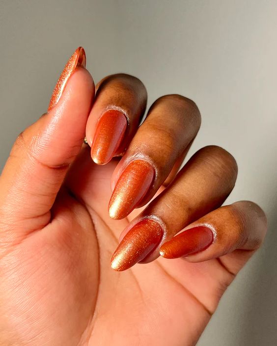 Rusty Orange Nail Color