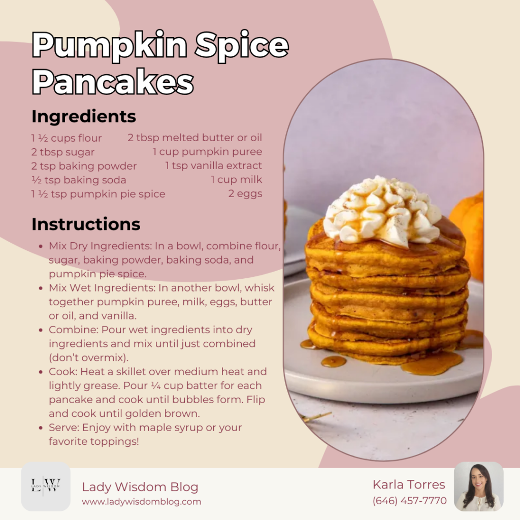 Pumpkin Spice Pancake Recipe