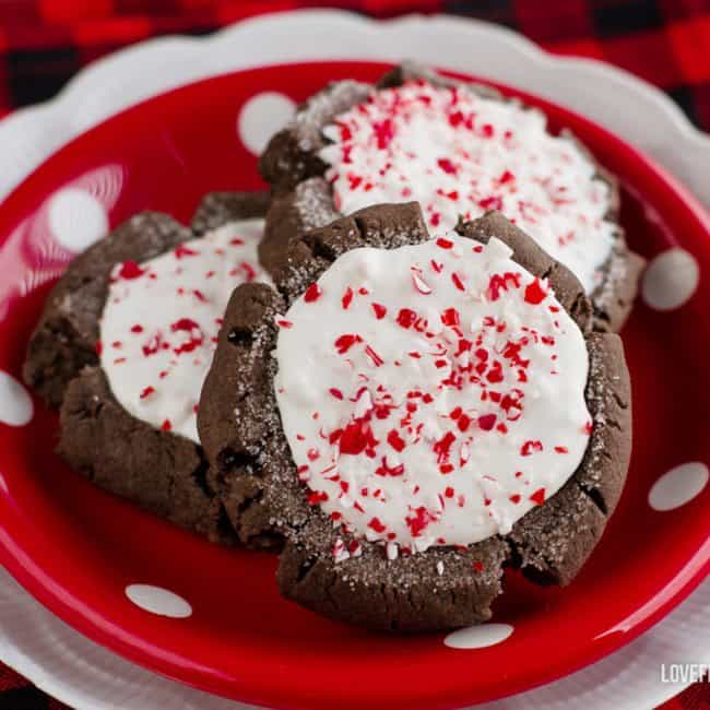 Peppermint Bark Cookies