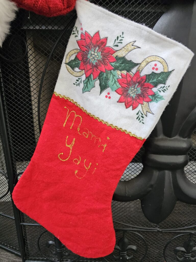 DIY Personalized Christmas Stockings